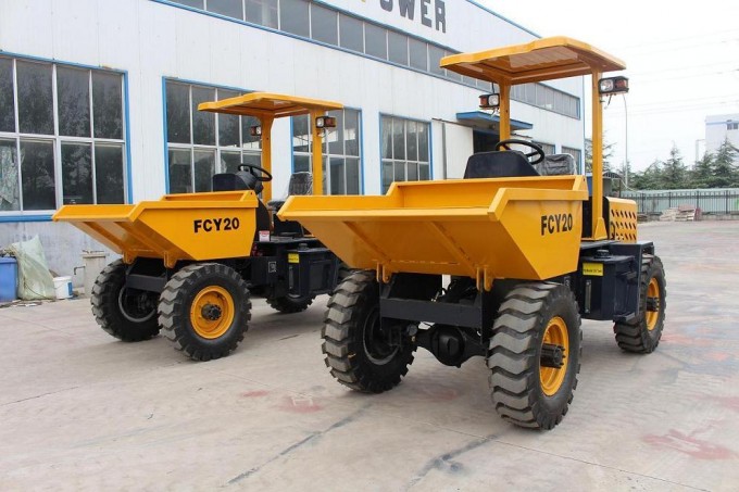 2 Ton Mz Forward Discharge Mini Site Dumper Truck Image1