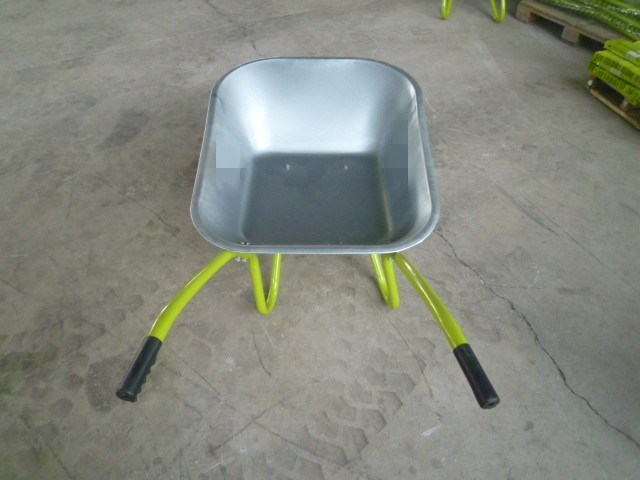 Double Wheel and Galvanized Tray Wheelbarrow (WB6203A) Image1