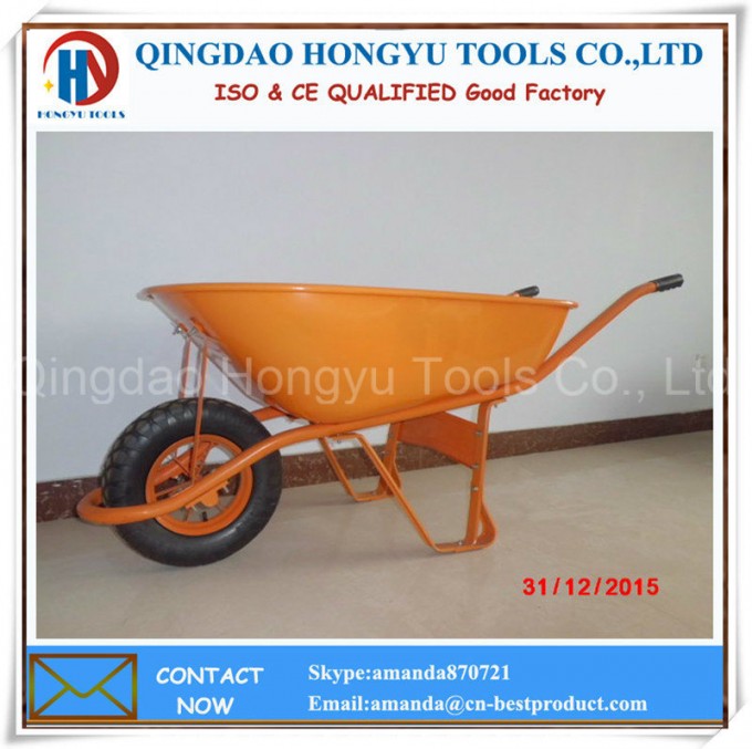 Painted Metal Tray Industrial Wheelbarrows Image1
