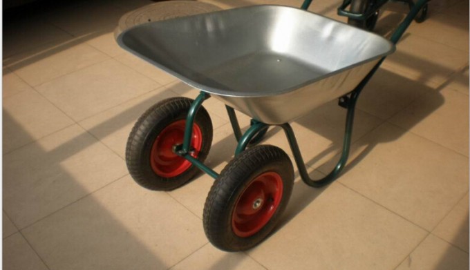 Two Wheel/Wheelbarrow with Galvanized Tray Wb6410 Image1