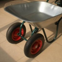 Two Wheel/Wheelbarrow with Galvanized Tray Wb6410