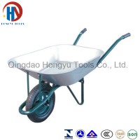 Improved Stronger Light Duty Wheelbarrow with Galvanized Tray (WB6203)