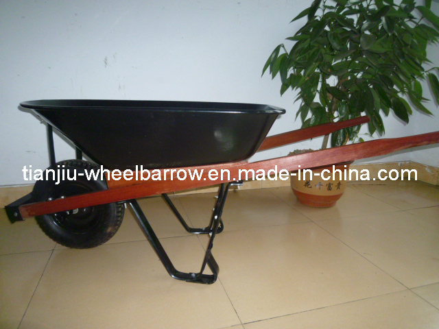 Wh5400 Wheelbarrows South America with Wooden Handle Image1