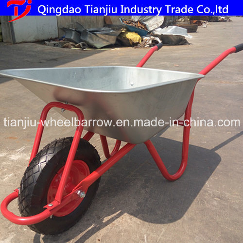 Ukraine Model Zinc-Plated Wheelbarrow Wb5009 Image1