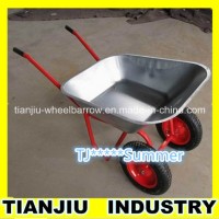 Galvanized Wheelbarrow Wheel Barrow Wb6410 for Russia Market