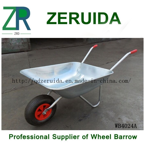 Galvanized European Wheel Barrow (WB4024A) Image1