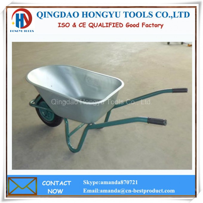 Europe Market Hot Sale 3.00-8 Rubber Galvanized Wheel Barrows Image1