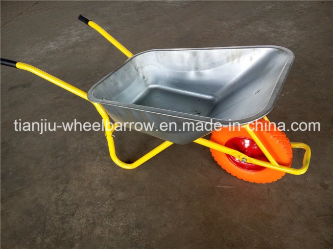 Wb6404h Wheel Barrow with 400-8 PU Wheel Image1
