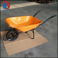 65L Cross Rim Solid Rubber Wheel X Wheelbarrow