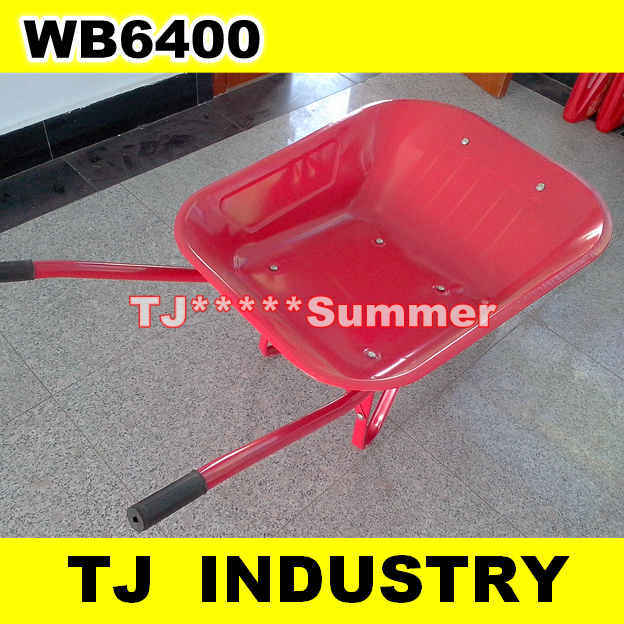 France Model Wb6400 Wheel Barrow with 4.00-8 Solid Rubber Wheel Image1