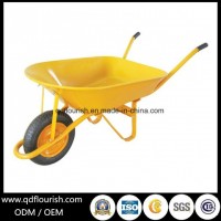 Hand Truck Trolley Wheelbarrow Wb7203 Rubber Wheel Barrow
