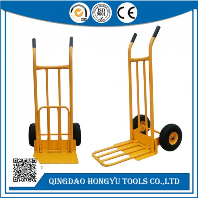 Extra Heavy Duty Folding Hand Trolley with Toe Plate Extension Image1