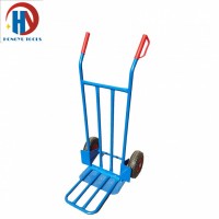 Foldable Big Size Pneumatic Platform Hand Trolley