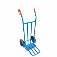 Foldable Blue Air Au Platform Hand Trolley