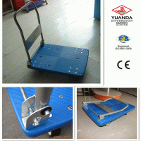 Folding Warehouse Stacking Flat Hand Trolley