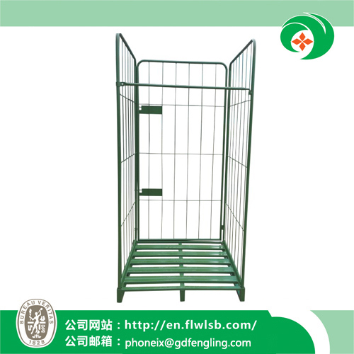 Foldable Hand Trolley for Warehouse Storage with Ce Image1