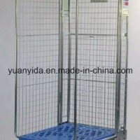 Folding Logistic and Storage Mesh Roll Pallet Roll Containers/Hand Trolley