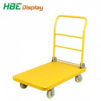 Supermarket Warehouse Moving Folding Hand Trolley