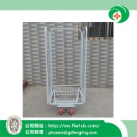 Customized Foldable Hand Cage Trolley for Warehouse Storage