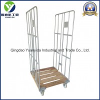 Hot Galvanized Side Fence Storage Packing Roll Trolley