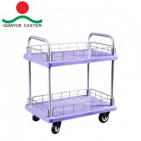 Double Layers Plastic Hand Truck, Trolley