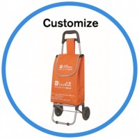 Folding Shopping Trolley with Handle