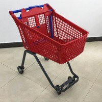The Luxury 120L, 200L Plastic Supermarket Shopping Cart/Trolley with Baby Seat
