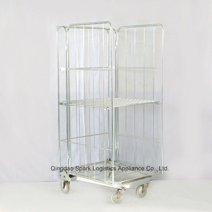3-Sided Collapsible Roll Cage/Logistics Hand Trolley Image1