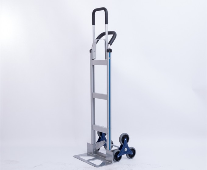 Six Wheel Climbing Stairs Foldable Aluminum Hand Trolley Image1