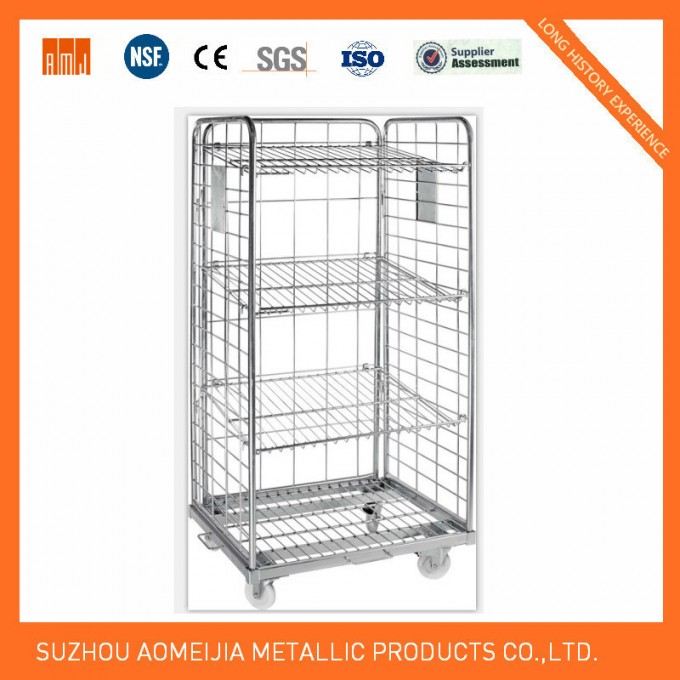 Warehouse Storage Platform Logistics Trolley Image1