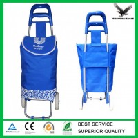 OEM Logo Printed Folding Shopping Trolley