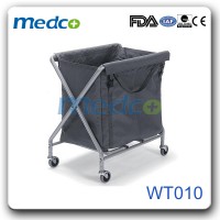 Hospital Foldable Waste Cart Dressing Laundry Trolley