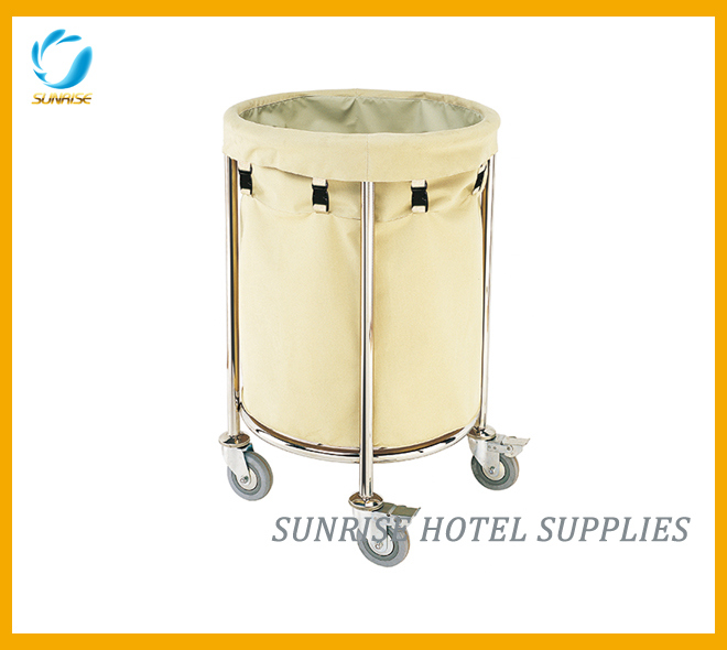 Room Service Housekeeping Linen Trolley for Hotel Image1