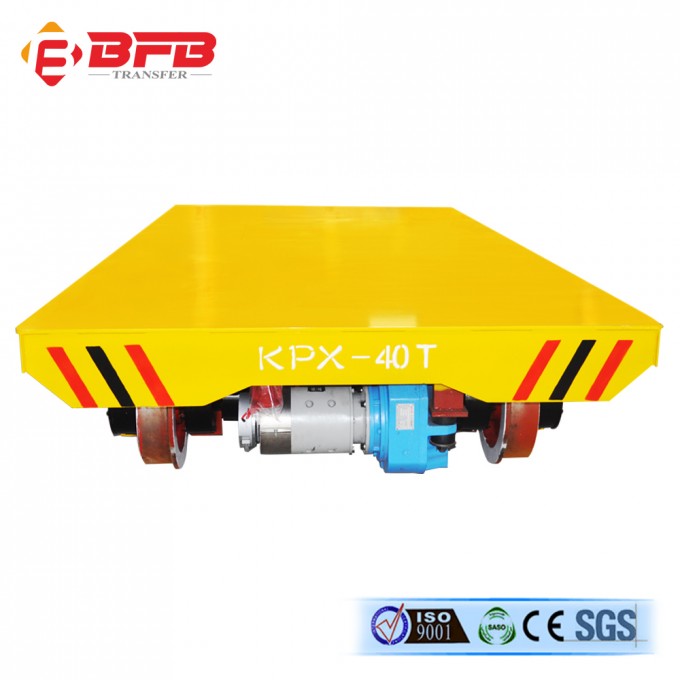 120t Heavy Cargo Transportation Rail Transfer Trolleys Image1
