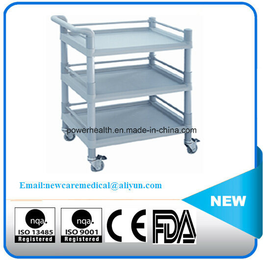 Foldable ABS Hospital Medicine Trolley Image1