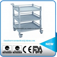 Foldable ABS Hospital Medicine Trolley