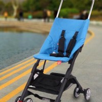 Aluminium Alloy Portable Pushchairs Folded Baby Trolley