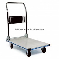 Foldable Platform Hand Truck Trolleys with Rubber Wheels (Np Series)