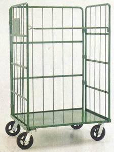 Double Door of Metal Roll Trolley Image1