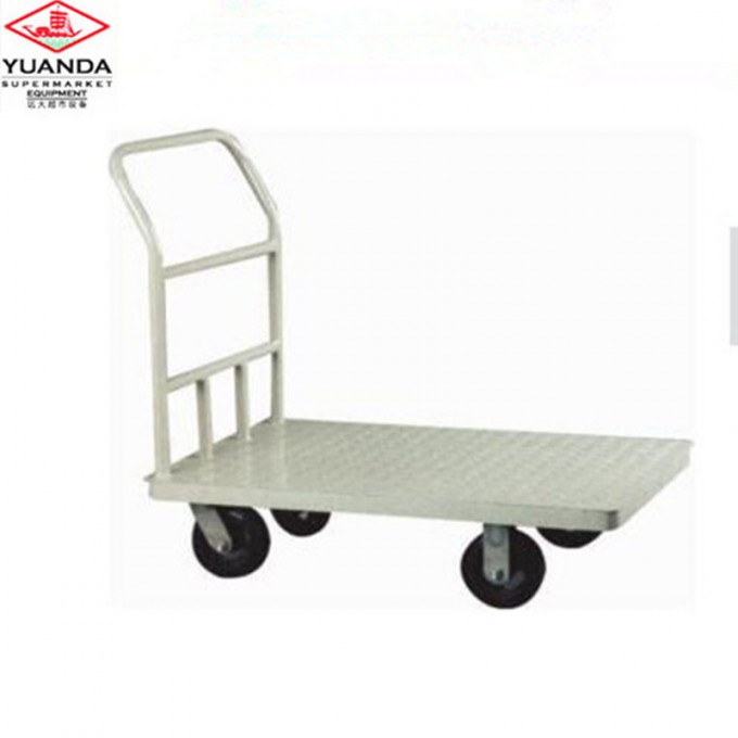 High Quality Metal Flat Hand Cargo Cart Tooling Trolley Image1