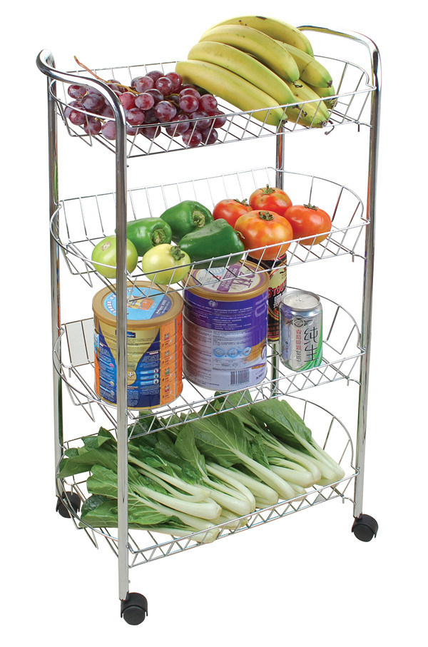 Jp-Sc984c Modern Popular Foldable Kitchen Trolley Image1
