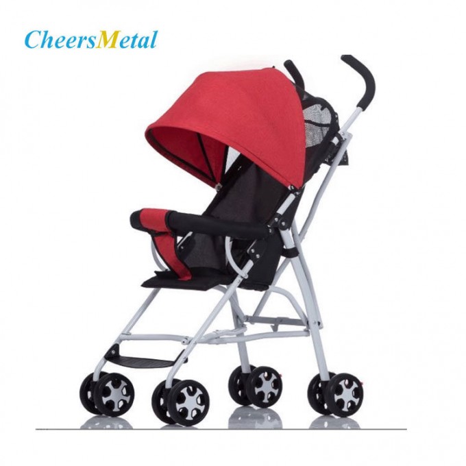 Portable Pushchairs Folded Baby Trolley Image1