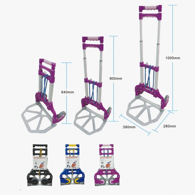 Aluminum Multipurpose Folded Trolley Image1