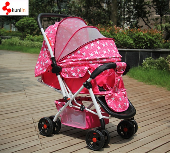 Baby Stroller Lightweight Bag Baby Pram Buggy Carrying Trolley Big Storage Image1