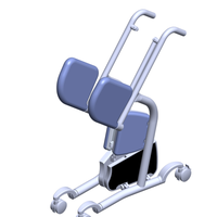 Foldable Aluminium Patient Transfer Trolley