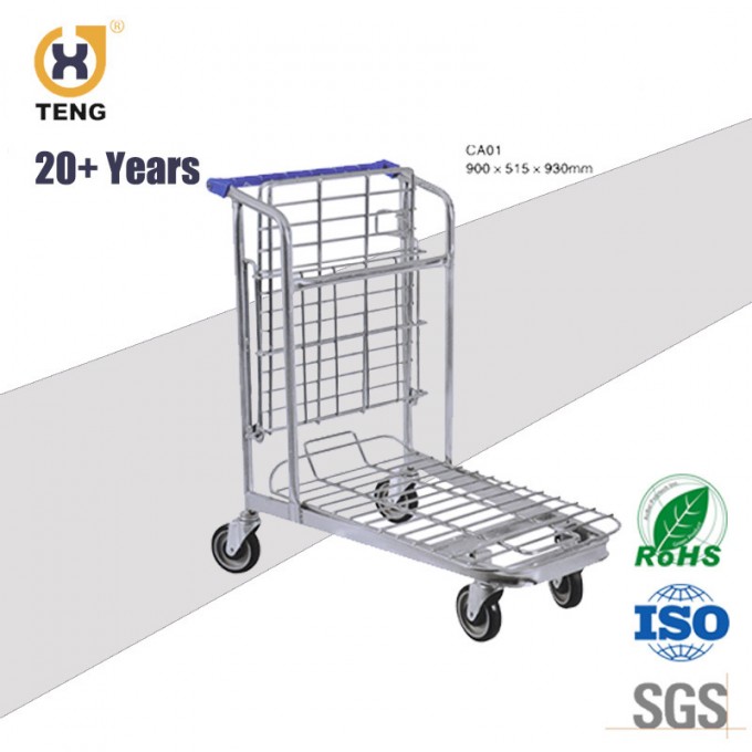 Transportation Logistic Cart Hand Trolley for Supermarket, Hotel, Airport Image1