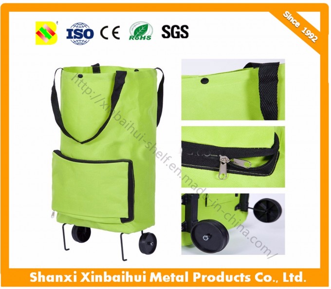 Fashionable Fabric Shopping Trolley Bag with Colorful Choice Image1