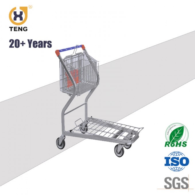 High Quality Metal Cargo Carts Trolley with Baskets Image1