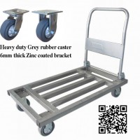 300kg Steel Square Foldable Hand Trolley for Industrial