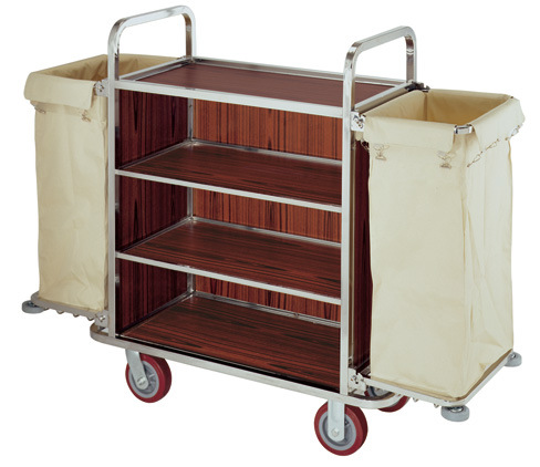 Stainless Steel Guestroom Service Trolley (FW-06) Image1